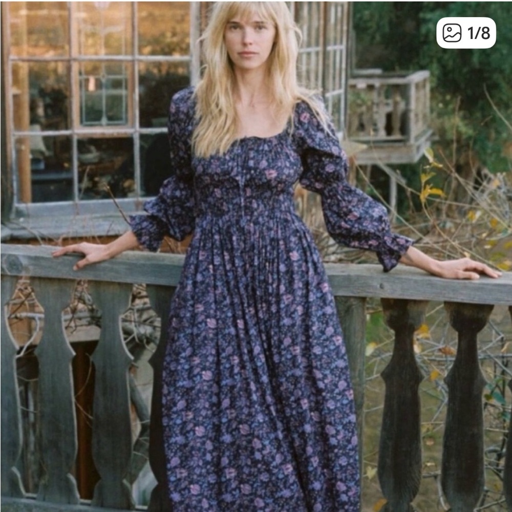 Christy Dawn Adelia Dress - Blooming Pomegranate